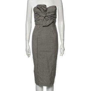 Veronica Beard Plaid Print Mini Dress